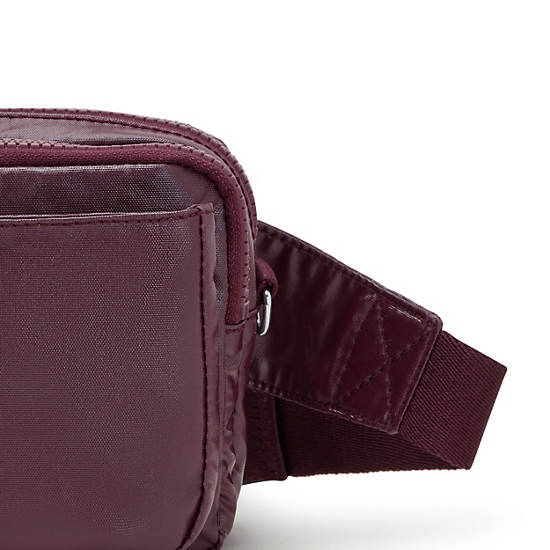 Kipling Abanu Multi Metallic Convertible Crossbody Bag Tassen Bordeaux | België 1177JP